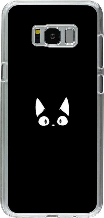 Immagine prodotto PhoneLook Copertina trasparente Gatto divertente su nero (Samsung Galaxy S8+)