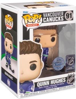 Actual product image Funko Pop Sports Hockey NHL Vancouver Canucks Quinn Hughes Limited Edition