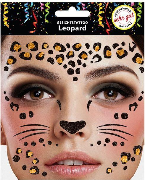 Produktbild Sombo Gesichts Tattoo Leopard