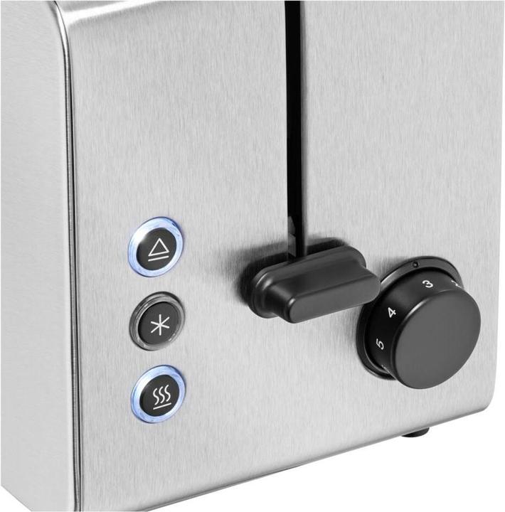 Actual product image WMF Stelio double-slot toaster with bread roll top and bagel function