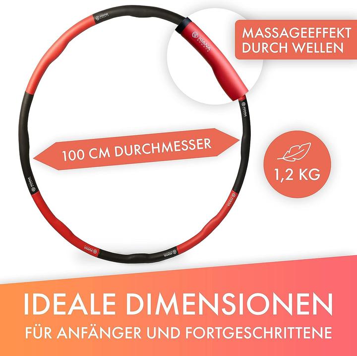 Kiana sports Hula Hoop Adults (100 cm, 1200 g)