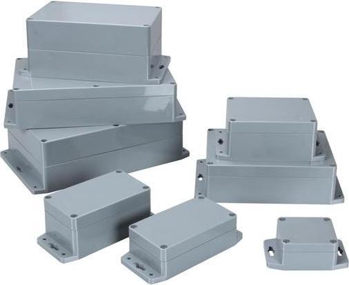 Actual product image HP Autozubehör ABS HOUSING WITH MOUNTING FLANGE - WATERPROOF - 115 x 90 x 55 mm (Housing)