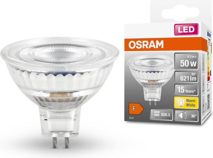 Actual product image Osram Star Mr16 (GU5.3, 6.50 W, 621 lm, 1 x, G)