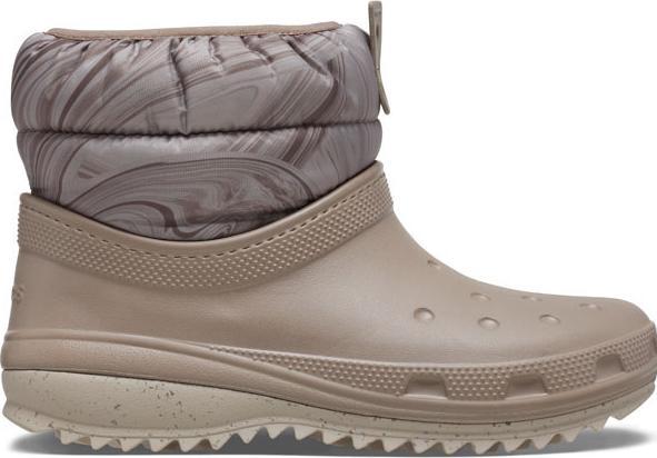 Crocs Klassischer Neo Puff Shorty Boot 207311-195 Braun 38 (39)