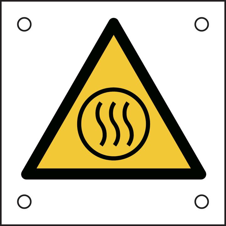 Immagine prodotto Brady Cartello di sicurezza ISO - Avvertenza sul caldo