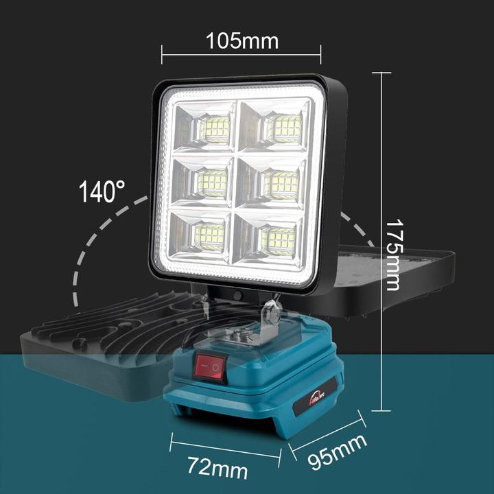 Actual product image Autojare Akku Lampe (4500 lm)