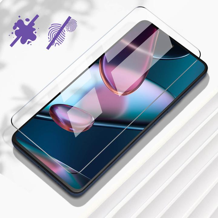 Actual product image Avizar 9H hardness glass screen protector film (1 Piece, Motorola Edge 30)