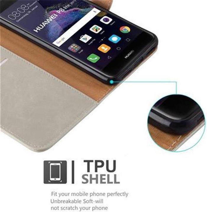 Image du produit Cadorabo Book Couverture de luxe (Huawei P8 Lite (2017))