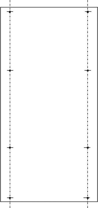Actual product image ABN SY47436M PVC MOUNTING PLATE AS-205 (Terminal strips)
