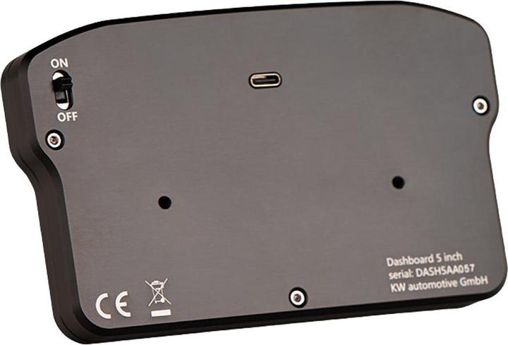 Actual product image Ascher Racing Dashboard 5"
