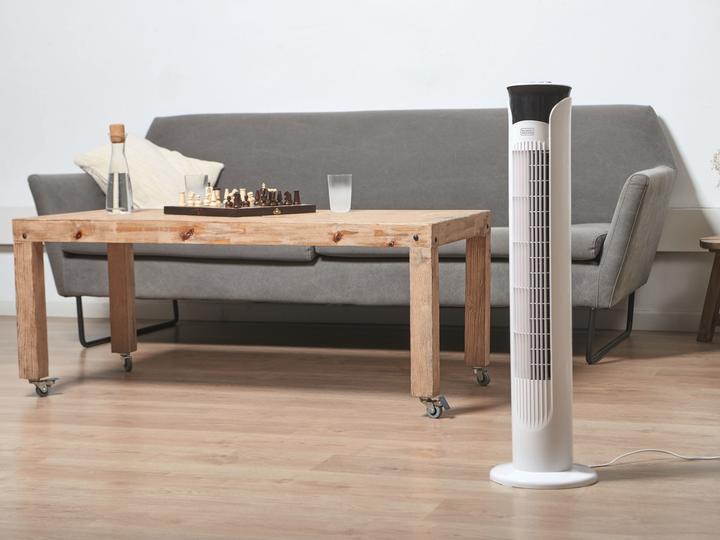 Actual product image Black & Decker Black+Decker BXEFT47E Tower fan, 45, plastic, white (57.59 dB)