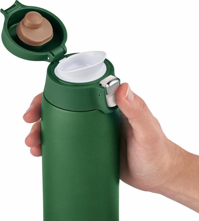 Actual product image Emsa Insulated drinking bottle LIGHT MUG, 0.4 litre, green (0.40 l)