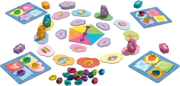 Immagine prodotto Haba Collezione di giochi della felicità con i glitter degli unicorni (Tedesco, Francese, Italiano, Inglese)