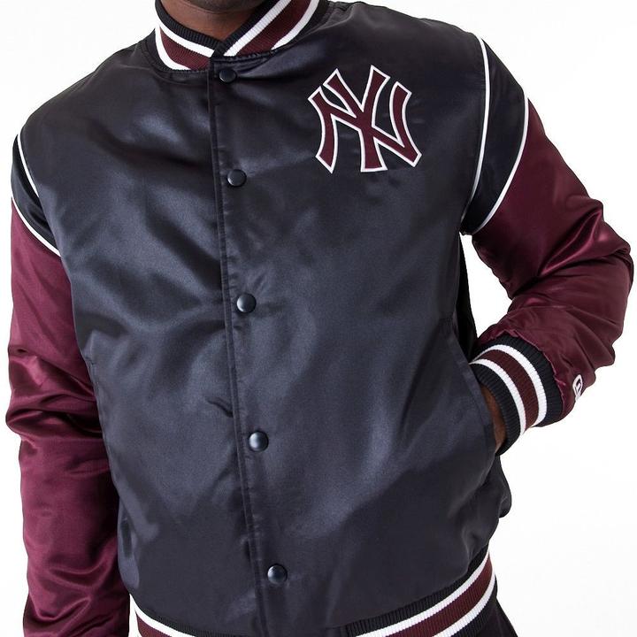 Actual product image New Era Varsity College Jacket - SATIN New York Yankees - L (L)
