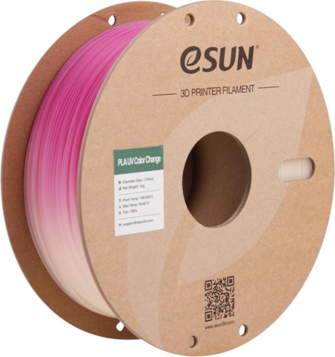 Actual product image eSUN PLA UV 1,75mm FUCHSIA 1kg (PLA, 1.75 mm, 1000 g, Violet)