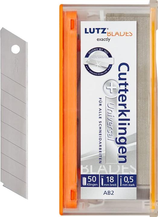 Produktbild Lutz Blades Universal Abbrechklingen-Set (50 Stück, 18mm) (Ersatzklinge)