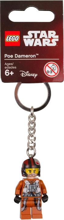 Actual product image LEGO Star Wars Poe Dameron keyring pendant