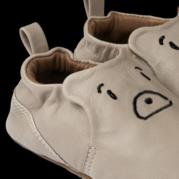 Immagine prodotto Liewood Pantofole in pelle / Fringuelli Eliot con faccia d'orso Mist (18)