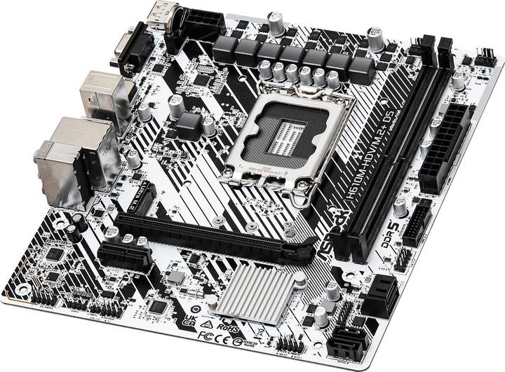 Actual product image AsRock H610M-HDV/M.2+ (LGA 1700, Intel H610, mATX)