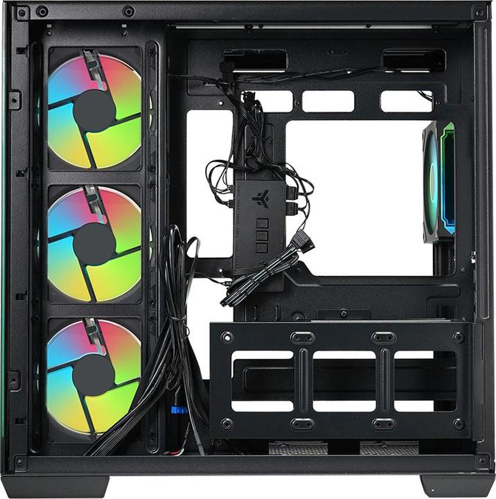 Actual product image Itek Dark Cave Aku (mATX, ATX, Mini-ITX)