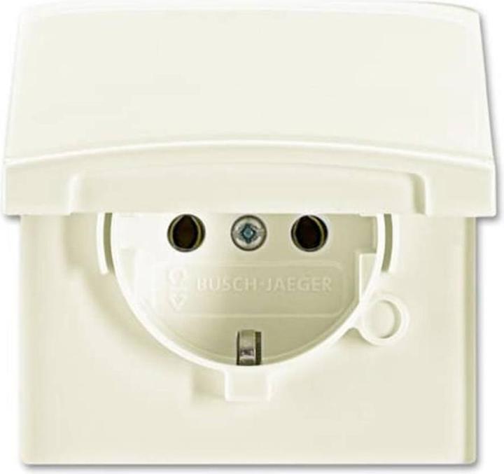 Produktbild Busch-Jaeger SCHUKO-Steckdose IP44 20EUGK-32-101 AW44 Deckel 20EUGK-32-101 (20EUGK-32-101)