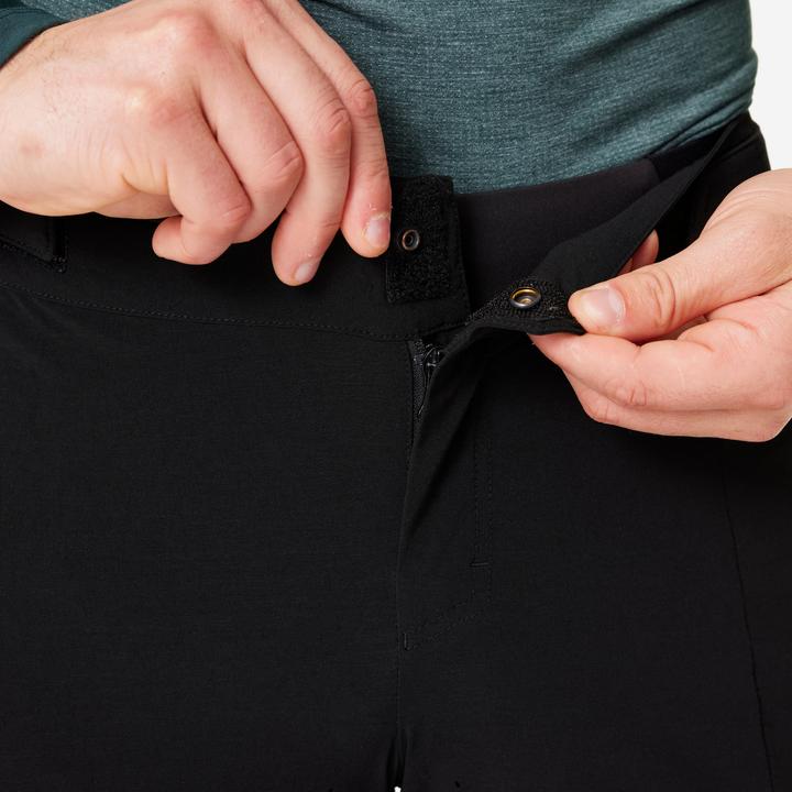 Produktbild Rockrider Radhose MTB Sommer All Mountain leicht und atmungsaktiv Damen/Herren schwarz (L)