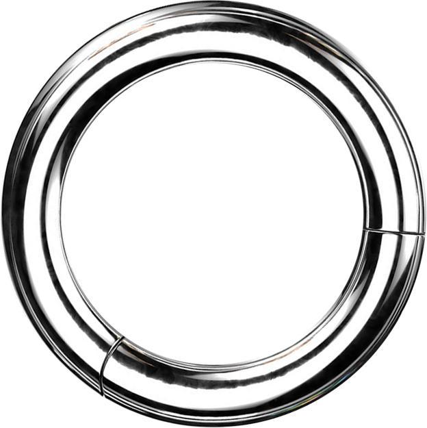Image du produit Star Piercing Anneau segment pliable argent (sans laiton, Titane G23)
