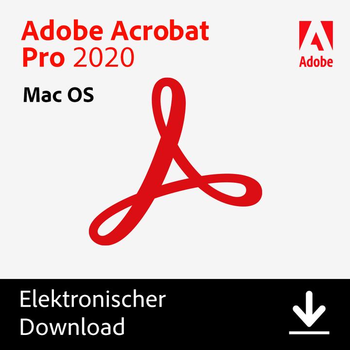 Produktbild Adobe Acrobat Pro 2020 (1 User, 1 Geräte/User, unbegrenzt)