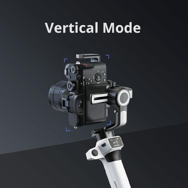 Image du produit Gudsen Gimbal pour appareil photo, caméscope, smartphone Moza AIRCROSS S (Appareil compact, Appareil photo à objectif interchangeable, Smartphone, 1.80 kg)