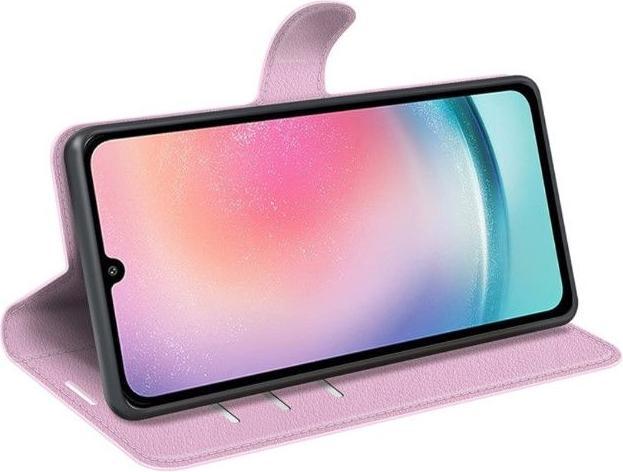 Actual product image MU Classic Litchi Leather Bookcover Series (Samsung Galaxy A25)