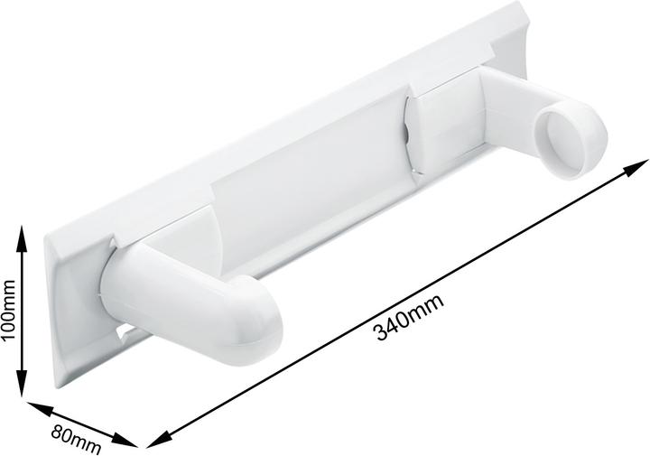 Image du produit Rotho Porte-rouleau de cuisine