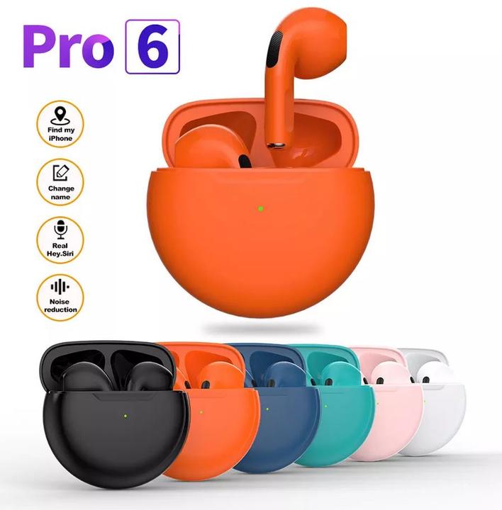 Image du produit PhoneLook Écouteurs Pro 6 Bluetooth 5.0 Super Bass sans fil Earbuds design rond (4 h)