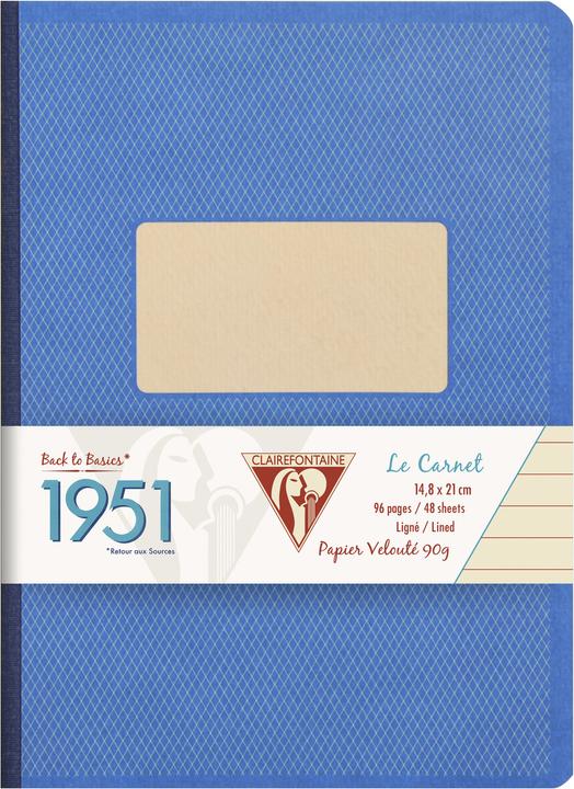 Immagine prodotto Clairefontaine 1951 - Back to Basics (A5, Righe, Nessuna rilegatura)