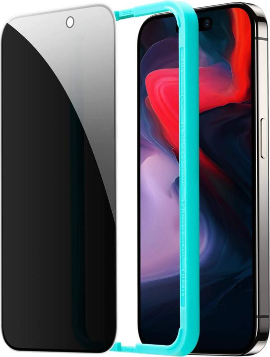 Produktbild ESR Tempered-Glass Privacy Displayschutz (1 Stück, Apple iPhone 15 Pro)