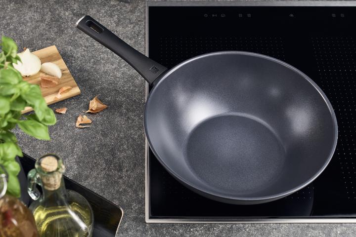 Produktbild Zwilling - Madura Plus Ceramic Wok - Sort - 30 cm (30 cm, Wok Pfanne, Keramik)