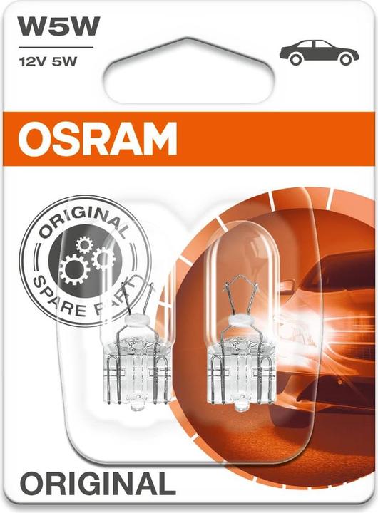 Image du produit Osram 4062172395885 Signal Leuchtmittel Standard W5W 5 W 12 V (W5W)