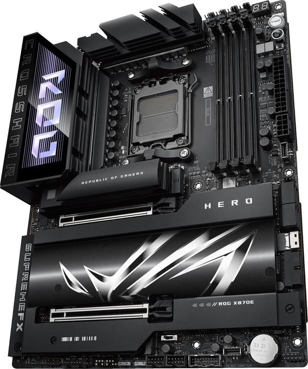 Actual product image ASUS Rog Crosshair X870e Hero (AM5, AMD X870E, ATX)