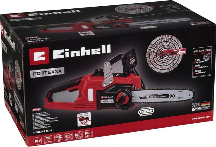 Actual product image Einhell 18 V Battery Chainsaw FORTEXXA 18/30 Power X-Change (Battery chain saw)