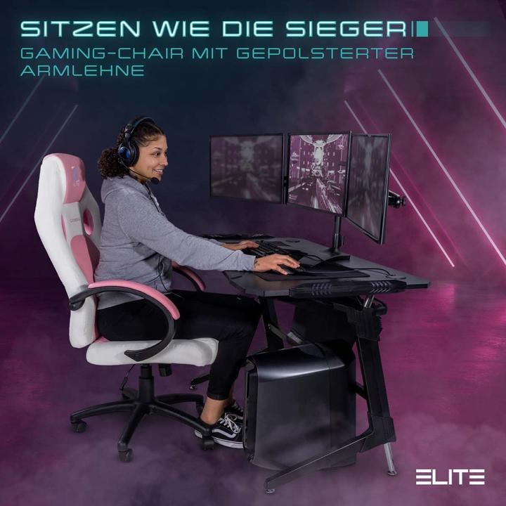 Image du produit Elite Chaise de jeu EXODUS Chaise de bureau ergonomique Chaise de direction Fauteuil de course Gaming-
