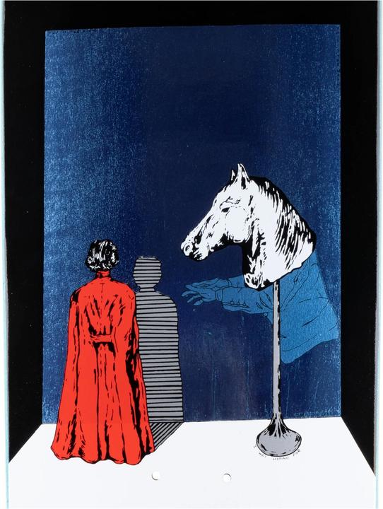 Actual product image Welcome Haunted Horse on Golem (9.25")
