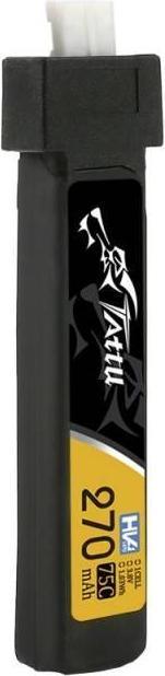 Actual product image Tattu Battery LiPo 270mAh 3.8V 75C 1S1P JST-PHR 2.0 (5pcs) (3.80 V, 270 mAh)