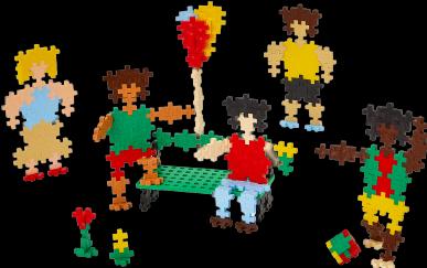 Actual product image Plus-Plus Learn To Build People of the World - (3933)