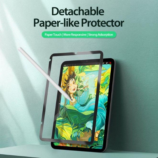 Actual product image Dux Ducis Naad Paperfeel protective film iPad Mini 6 - Black (1 Piece, iPad mini 6, iPad mini 2024 (7th gen))
