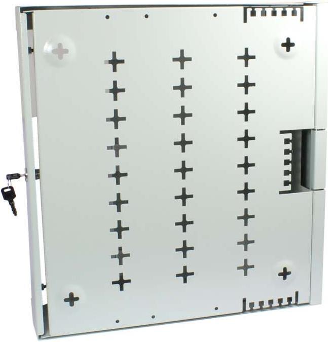 Produktbild Allnet 19"WandgehA¤use 3HE Vertikal T145 Lichtgrau SWV-Serie (3 HE, 19 Zoll Rack)