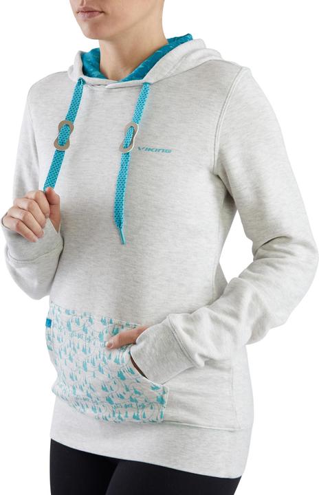 Immagine prodotto Vikingsports Felpa con cappuccio Viking Europe Bamboo Laxa Donna Grigio (S)