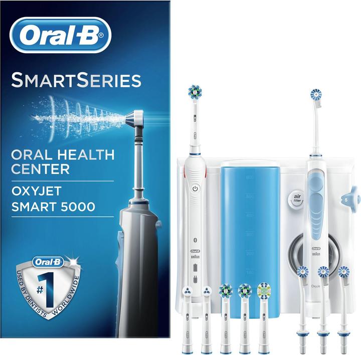 Image du produit Oral-B Smart 5000 + Oxyjet Monddouche - Electric Tandenborstel (Brosse à dents oscillo-rotative)