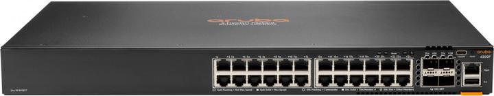 Produktbild Aruba 6200F 24G Class4 PoE 4SFP+ 370W Switch (28 Ports)