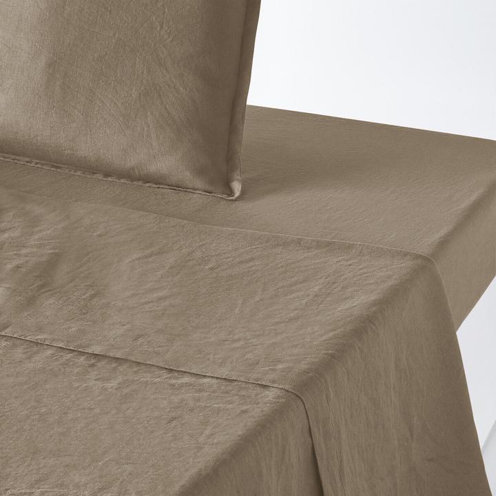 Taupe Leinen
