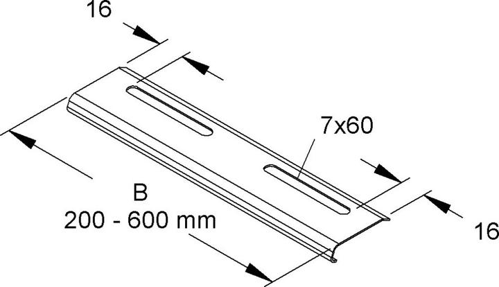 Actual product image Niedax Edge protector (6.20 cm)