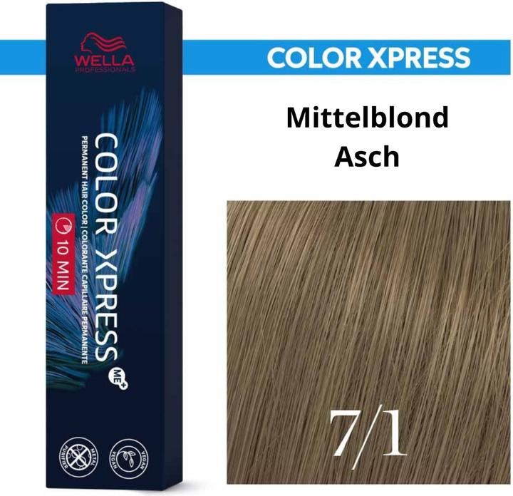 Produktbild Wella Color Xpress 7/1 60ml (7/1 mittelblond asch)